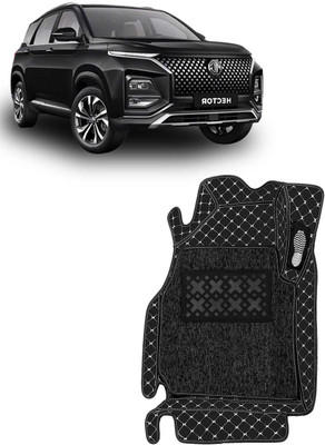 STYLE CHOICE Leatherite 7D Mat For  MG Hector(Black)