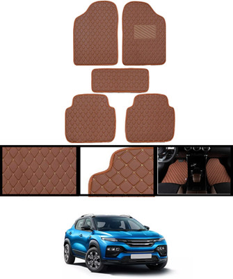CCMM Leatherite Standard Mat For  Renault Kiger(Brown)
