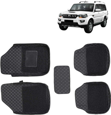 Kingsway Leatherite 7D Mat For  Mahindra Scorpio(Black)