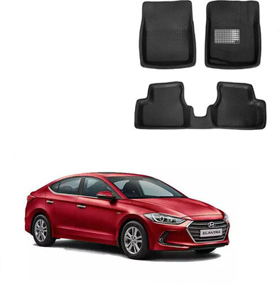 Autorepute Leather 5D Mat For  Hyundai Elantra(Black)