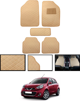 ABJD Leatherite Standard Mat For  Nissan Micra(Beige)