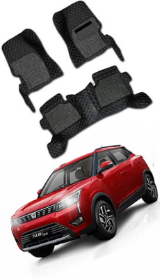 Welvis Leatherite 7D Mat For  Mahindra XUV 300(Black)