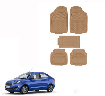 Autorepute Rubber Standard Mat For  Ford Figo Aspire(Beige)
