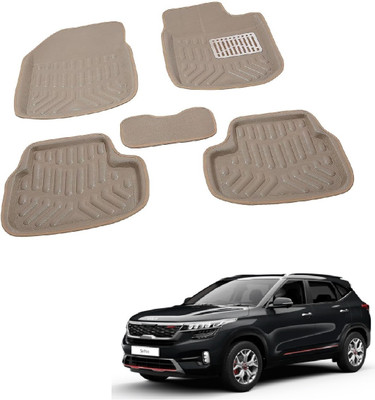 ROSHNEER ENTERPRISES PVC 3D Mat For  Kia Seltos(Beige)