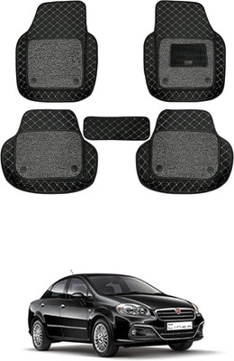 AYW Leatherite 7D Mat For  Fiat Linea(Beige)