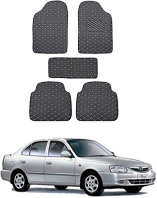 MATIES Leatherite Standard Mat For  Hyundai Accent(Black)