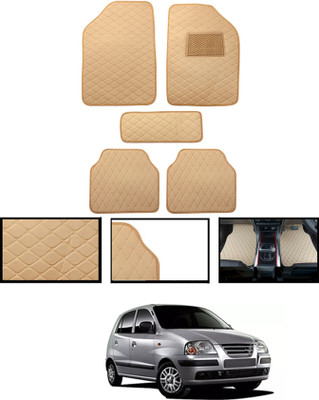 CCMM Leatherite Standard Mat For  Hyundai Universal For Car(Beige)