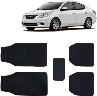 Kingsway Fabric Standard Mat For  Nissan Sunny(Black)