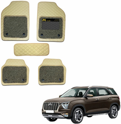 Mecarnic Leatherite 7D Mat For  Hyundai Universal For Car(Beige)