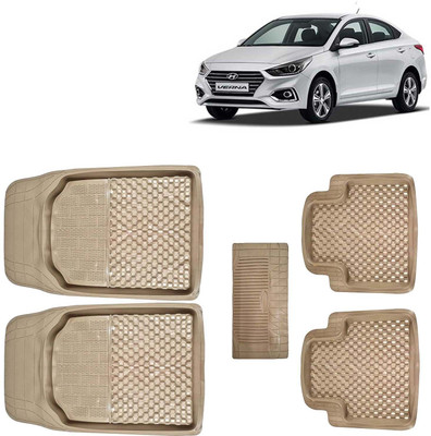 Kingsway PVC Tray Mat For  Hyundai Verna(Beige)