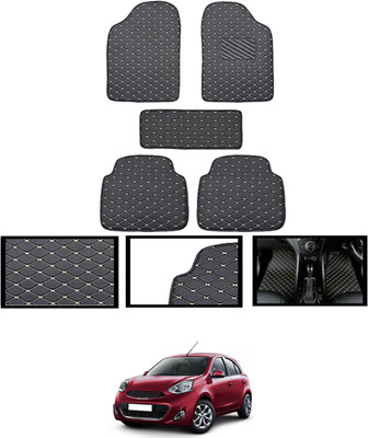 CCMM Leatherite Standard Mat For  Nissan Micra(Black)