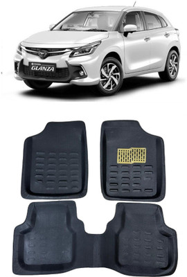arneja trading company Polyutherine 3D Mat For  Toyota Glanza(Black)
