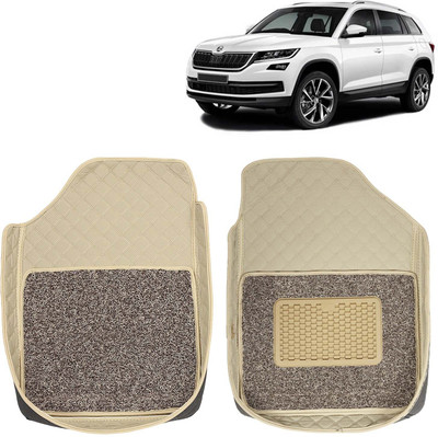 Kingsway Leatherite 7D Mat For  Skoda Kodiaq(Beige)