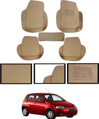 AYW Leatherite 7D Mat For  Chevrolet Universal For Car(Beige)