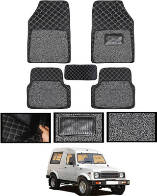 MSNP Leatherite 7D Mat For  Maruti Suzuki Gypsy(Black)