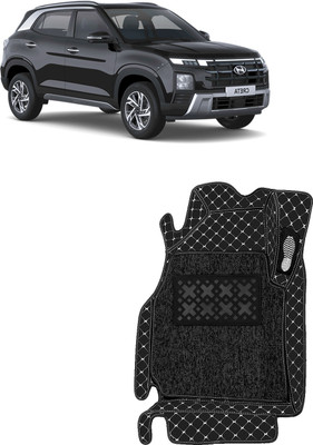 FF TRADERS Leatherite 7D Mat For  Hyundai Creta(Black)