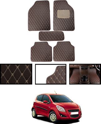 MATIES Leatherite Standard Mat For  Maruti Suzuki Ritz(Brown)