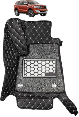 Caronix Leatherite 7D Mat For  Ford Endeavour(Black)