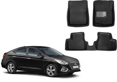 Autorepute Leather 5D Mat For  Hyundai Verna(Black)