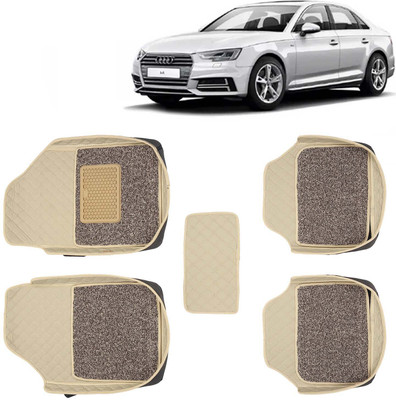 Kingsway Leatherite 7D Mat For  Audi A4(Beige)