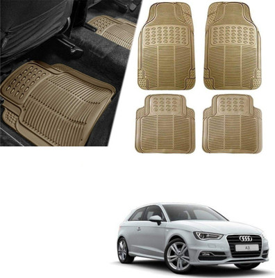 Znee Smart Rubber Standard Mat For  Universal For Car(Beige)