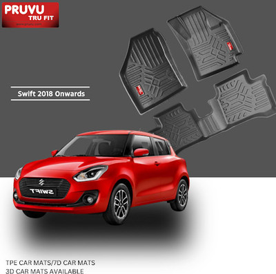 pruvu TPV 3D Mat For  Maruti Suzuki Swift(Black)