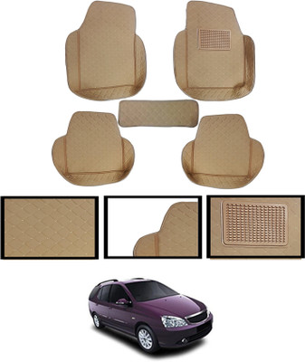 AYW Leatherite 7D Mat For  Tata Indigo Marina(Beige)