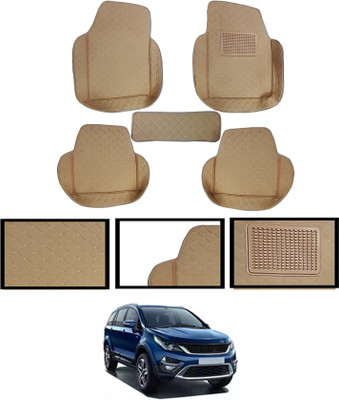 MATIES Leatherite 7D Mat For  Tata Hexa(Beige)