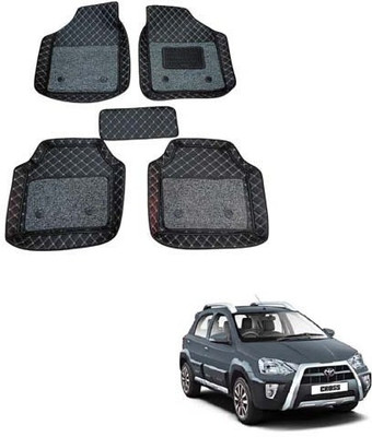 KUNTAIL ENTERPRISES Leatherite 7D Mat For  Universal For Car(Black)