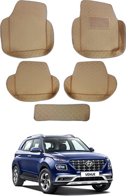 MATIES Leatherite 7D Mat For  Hyundai Venue(Beige)