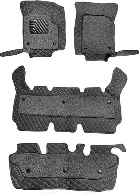 TOFIT ENTERPRISE Leather 7D Mat For  Toyota Innova Crysta(Black)