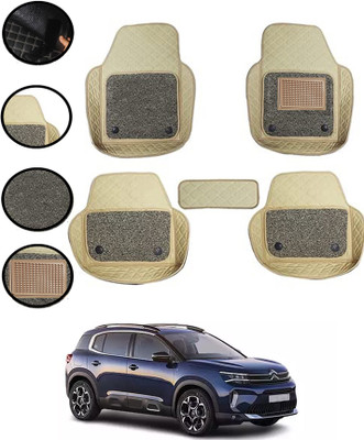 AYW Leatherite 7D Mat For  Citroen Universal For Car(Beige)