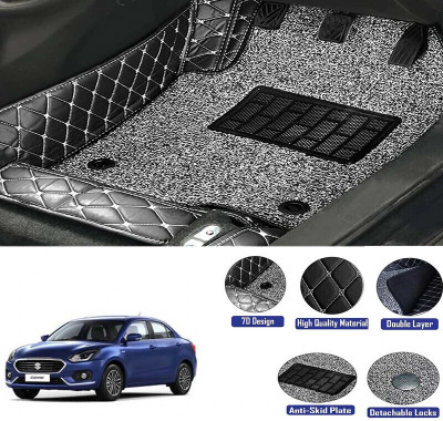 KUNTAIL Leather 7D Mat For  Maruti Swift Dzire(Black)