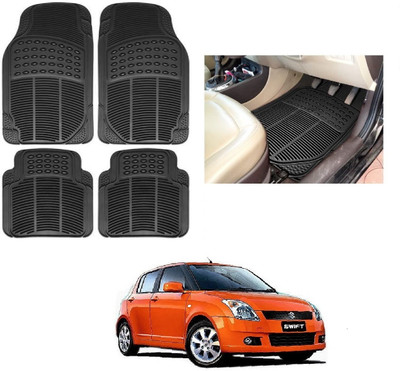 ROSHNEER ENTERPRISES Rubber Standard Mat For  Maruti Swift(Black)
