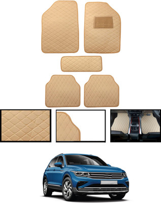 MSNP Leatherite Standard Mat For  Volkswagen Tiguan(Beige)