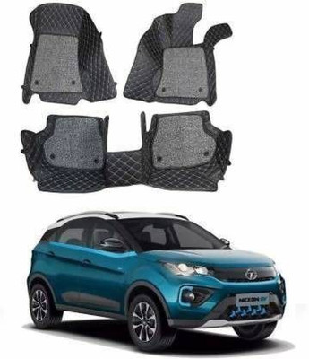 TOFIT ENTERPRISE Leatherite 7D Mat For  Tata Nexon, Nexon EV(Black)