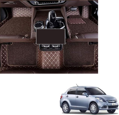 Autoclow Leatherite 7D Mat For  Maruti Suzuki Swift Dzire(Brown, Brown)