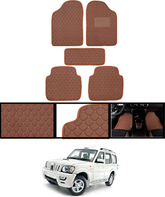 monolive Leatherite Standard Mat For  Mahindra Scorpio(Brown)