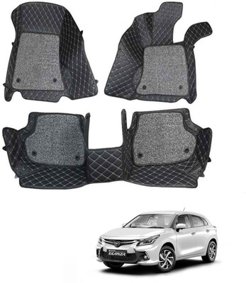 TOFIT ENTERPRISE Leatherite 7D Mat For  Toyota Glanza(Black)