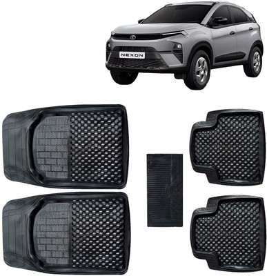 Kingsway PVC Tray Mat For  Tata Nexon(Black)