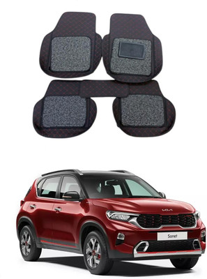 ARNEJA Leatherite 7D Mat For  Kia Sonet(Black)