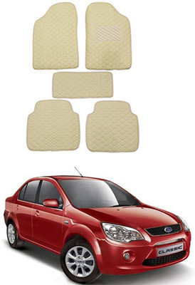 MATIES Leatherite Standard Mat For  Fiesta Classic(Beige)