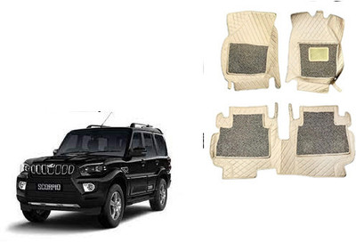 Autorepute PVC 7D Mat For  Mahindra Scorpio Classic(Beige)