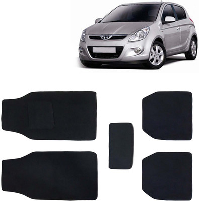 Kingsway Fabric Standard Mat For  Hyundai i20(Black)