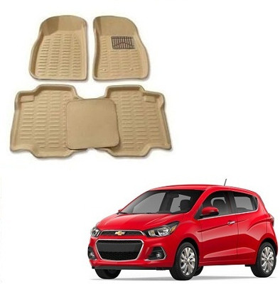 KBTR Plastic 3D Mat For  Chevrolet Spark(Beige)