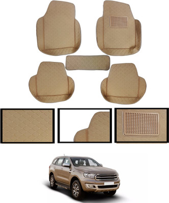 monolive Leatherite Tray Mat For  Ford Endeavour(Beige)