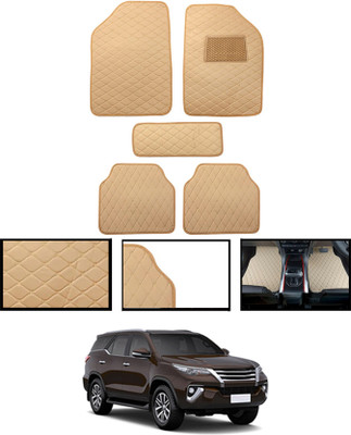 monolive Leatherite Standard Mat For  Toyota Universal For Car(Beige)
