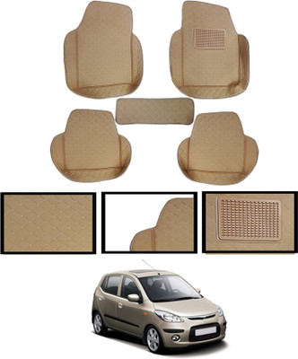 MATIES Leatherite 7D Mat For  Hyundai i10(Beige)