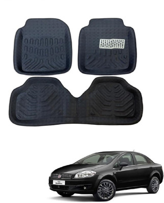ROSHNEER ENTERPRISES PVC 3D Mat For  Fiat Linea(Black)