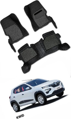 KUNTAIL ENTERPRISES Leatherite 7D Mat For  Renault Kwid, Kwid EV(Black)